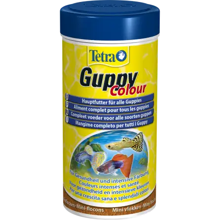 TETRA - Guppy Color - 250ml - Enriched complete food for Guppy