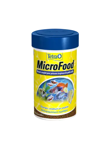 TETRA - MicroFood - 100ml - Alimento completo per piccoli pesci