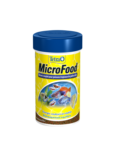 TETRA - MicroFood - 100ml - Alleinfutter für kleine Fische