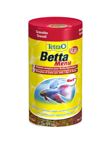 TETRA - Betta Menu - 100 ml - Verschiedene Futtermittel für Kampffische.