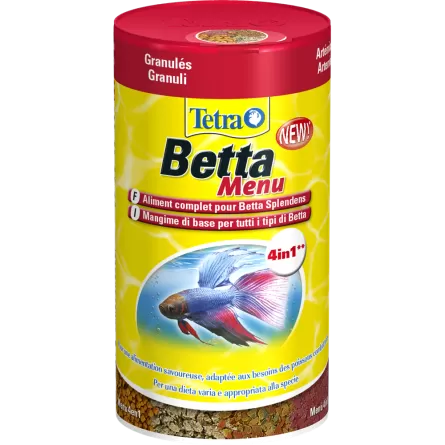 TETRA - Betta Menu - 100 ml - Verschiedene Futtermittel für Kampffische.
