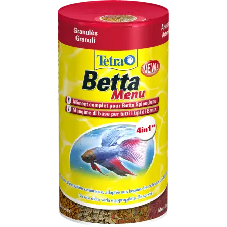 TETRA - Menú Betta - 100ml - Alimento variado para peces de pelea. TETRA - Menú Betta - 100ml - Alimento variado para peces de pelea.
