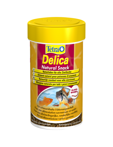 TETRA – Delica Bloodworms – 100 ml – gefriergetrocknete rote Mückenlarven