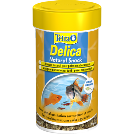 Delicioso deleite que contém Artemia 100% liofilizada. Delicioso deleite que contém Artemia 100% liofilizada.