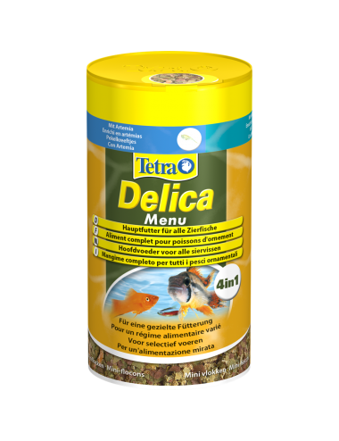TETRA - Delica Menu - 100ml - Diverse natuurlijke lekkernijen voor vissen