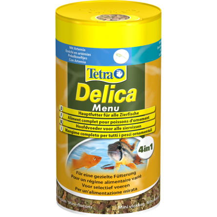 TETRA - Delica-Menü - 100 ml - Verschiedene natürliche Leckerbissen für Fische TETRA - Delica-Menü - 100 ml - Verschiedene natürliche Leckerbissen für Fische