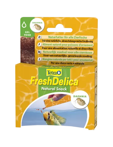 TETRA - FreshDelica Daphnia - 100ml - Friandises sous forme de gel nutritif