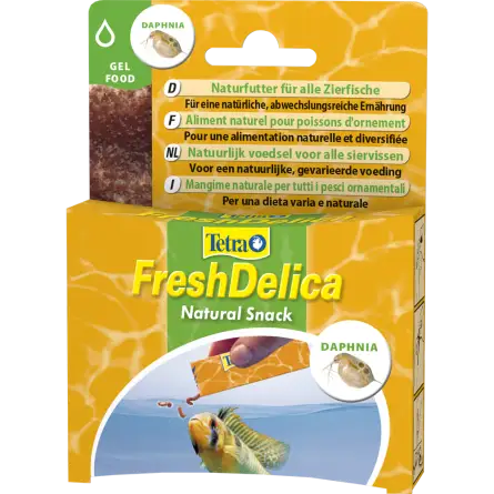 TETRA - FreshDelica Daphnia - 100ml - Tratta in forma di gel nutriente TETRA - FreshDelica Daphnia - 100ml - Tratta in forma di gel nutriente