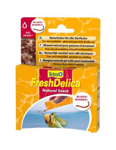 TETRA - FreshDelica Bloedwormen - 48g - Voedzame geltraktaties