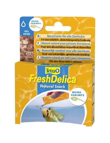 TETRA - FreshDelica Brine Shrimps - 48g - Dolcetti nutrienti in gel