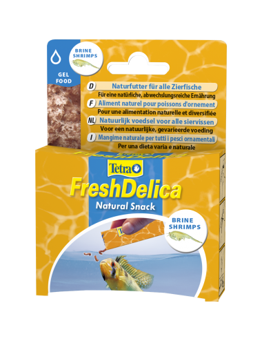 TETRA - FreshDelica Pekelgarnalen - 48g - Voedzame geltraktaties