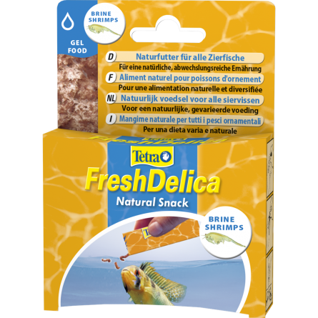 TETRA - FreshDelica Brine Shrimps - 48g - Dolcetti nutrienti in gel TETRA - FreshDelica Brine Shrimps - 48g - Dolcetti nutrienti in gel