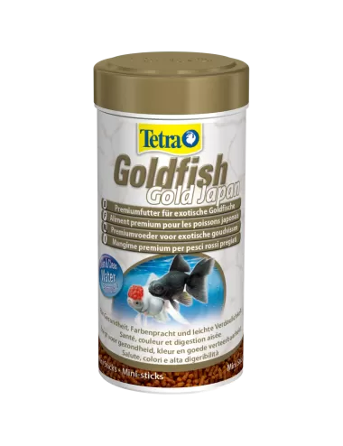TETRA - Goldfish Gold Japan - 250ml - Alimento granulado para peixes japoneses.