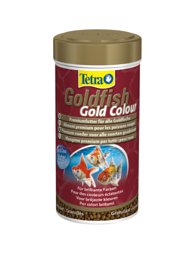 TETRA - Goldfish Gold Color - 100ml - Alimento granulado para peixinhos dourados