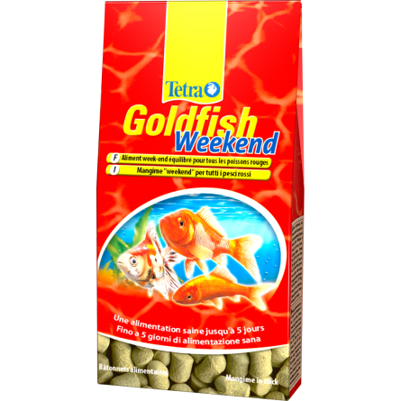TETRA - Goldfish Weekend - 40 kos - Prehrambene palčke za kratke počitnice