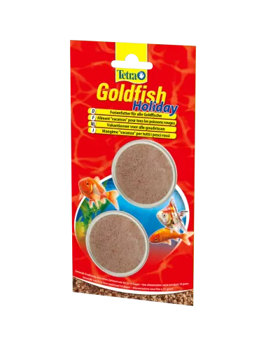 TETRA - Goldfish Holiday - 1 x 12g - Aliment en tablette pour vacances longues