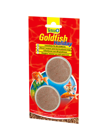 TETRA - Goldfish Holiday - 1 x 12g - Tablet food for long holidays