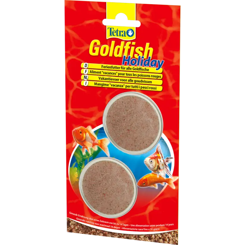 TETRA - Goldfish Holiday - 1 x 12g - Aliment en tablette pour vacances longues