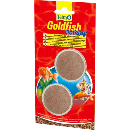 TETRA - Goldfish Holiday - 1 x 12g - Aliment en tablette pour vacances longues