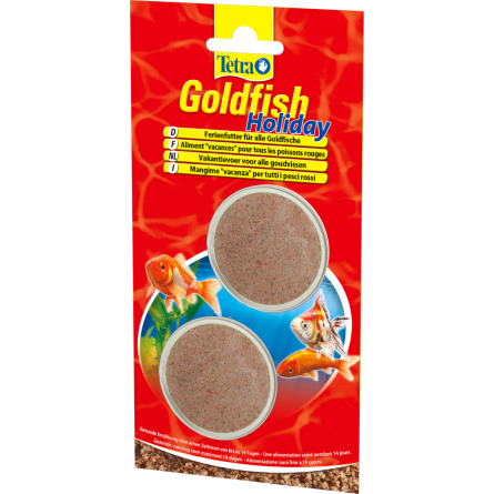 TETRA - Goldfish Holiday - 1 x 12g - Alimento en tableta para largas vacaciones TETRA - Goldfish Holiday - 1 x 12g - Alimento en tableta para largas vacaciones
