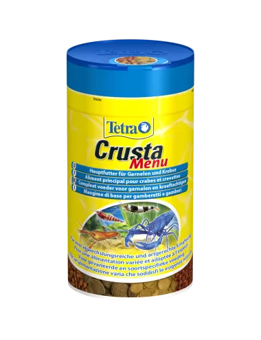 TETRA - Menú TetraCrusta - 100ml - Alimento variado para crustáceos.