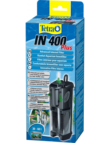 TETRA - IN 400 Plus - Filtre interne pour aquarium de jusqu'à 60 litres