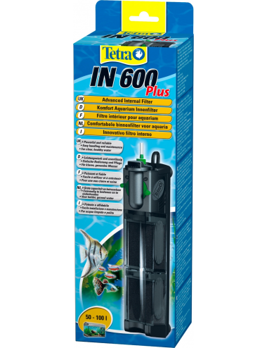 TETRA - IN 600 Plus - Innenfilter für Aquarien bis 100 Liter