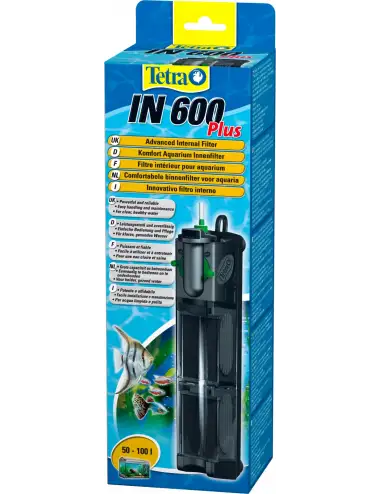 TETRA - IN 600 Plus - Internal filter for aquariums up to 100 liters