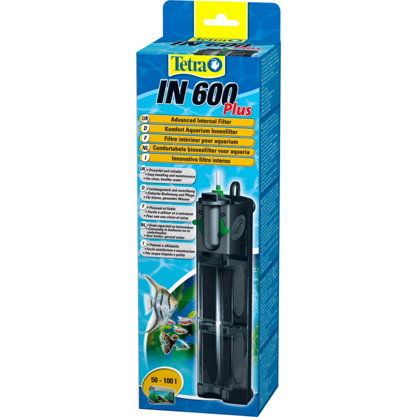 TETRA - IN 600 Plus - Notranji filter za akvarije do 100 litrov