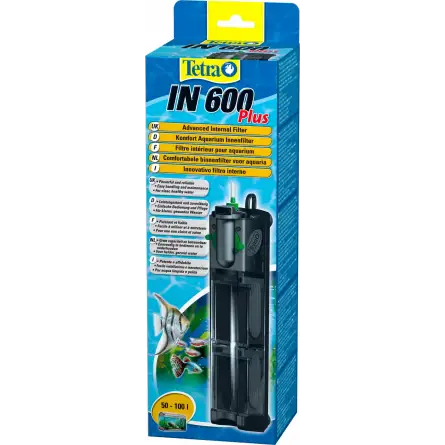 TETRA - IN 600 Plus - Filtro interno para acuarios de hasta 100 litros