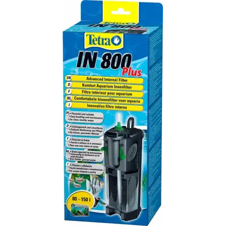 TETRA - IN 800 Plus - Filtre interne pour aquarium de jusqu'à 150 litres