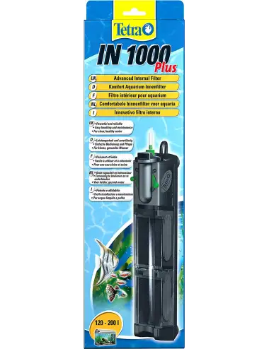 TETRA - IN 1000 Plus - Filtro interno per acquari fino a 200 litri