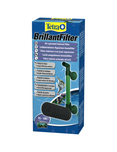TETRA - Filtro Brilhante - Filtragem ideal para aquários de criação.