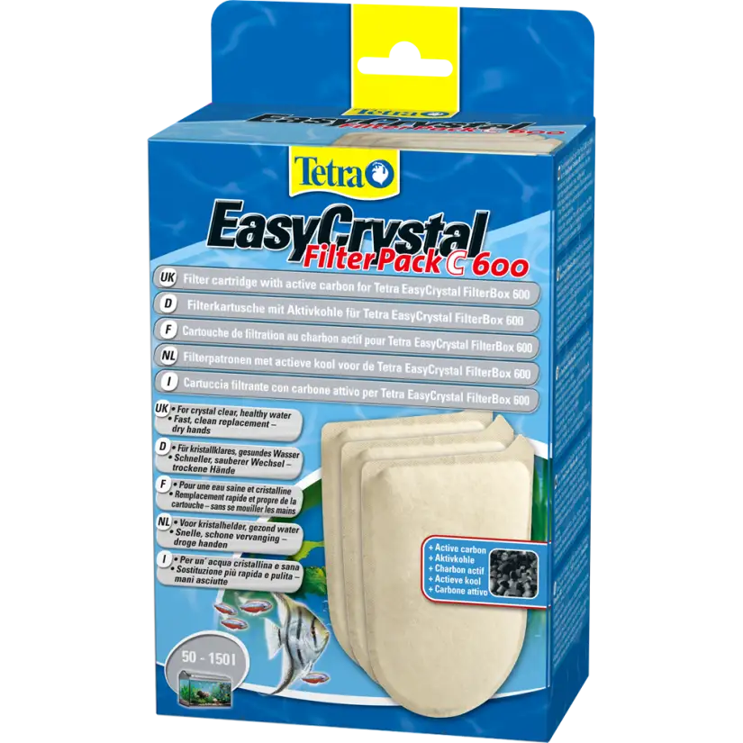 TETRA - EasyCrystal Filter Pack C600 with carbon - Filter cartridge