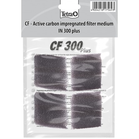 TETRA - CF 300 plus - Espuma de filtração de carbono TETRA - CF 300 plus - Espuma de filtração de carbono