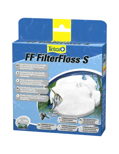 TETRA - FF FilterFloss S - Pasta sintética para filtros tetra EX 600 e EX 700.