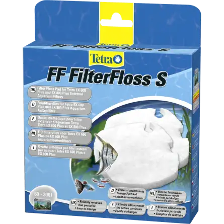 TETRA - FF FilterFloss S - Ouate Synthétique pour filtres tetra EX 600 et EX 700.