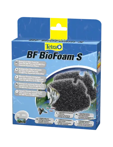 TETRA - BF BioFoam S - Espuma filtrante biológica para filtros Tetra EX 600 y EX 700.