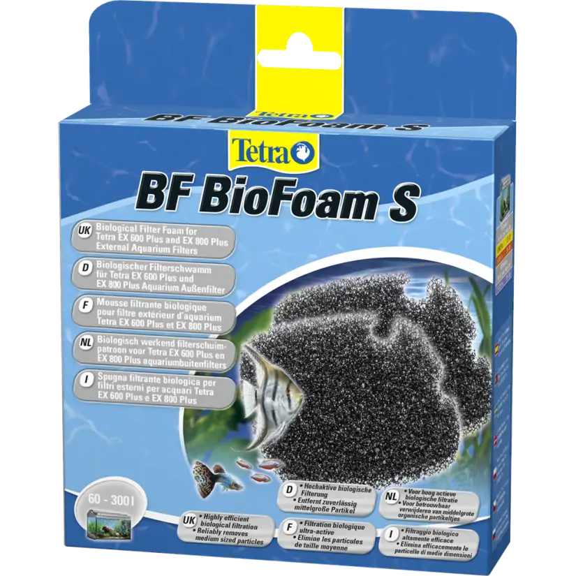 TETRA - BF BioFoam S - Biological filter foam for Tetra EX 600 and EX 700 filters.