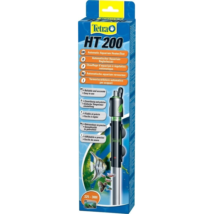 TETRA - HT 200 - Verwarming voor aquaria tot 200 liter.