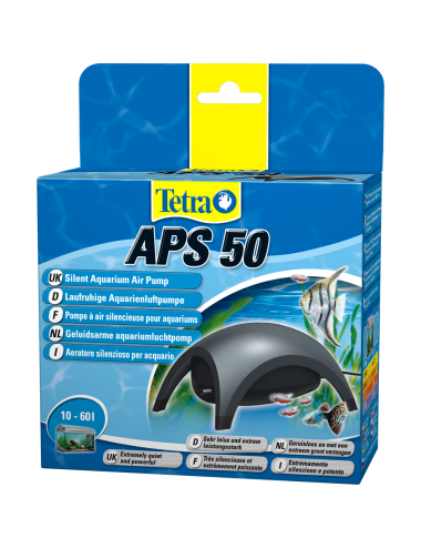 TETRA - APS 50 negro - Bomba de aire para acuarios 50 l/h