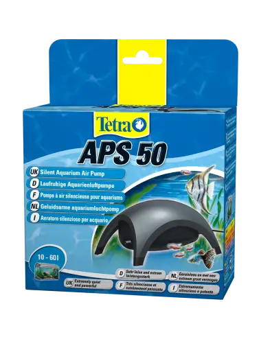 TETRA - APS 50 nero - Pompa ad aria per acquari 50 l/h