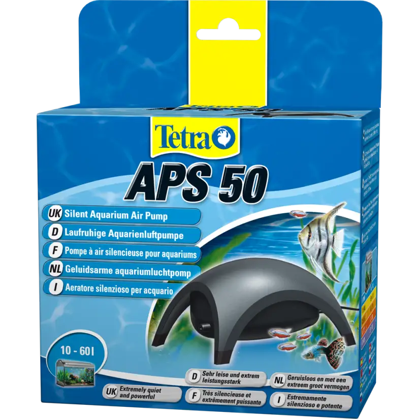 TETRA - APS 50 noire - Pompe à air pour aquarium 50 l/h