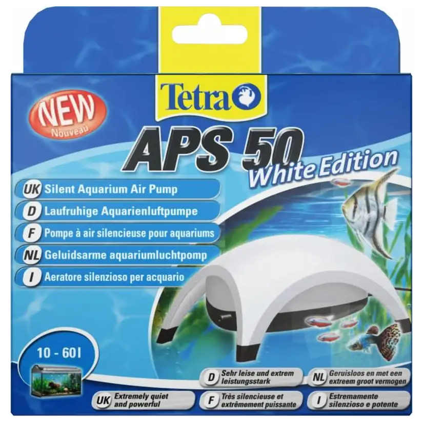 TETRA - APS 50 Blanche - Pompe à air pour aquarium 50 l/h