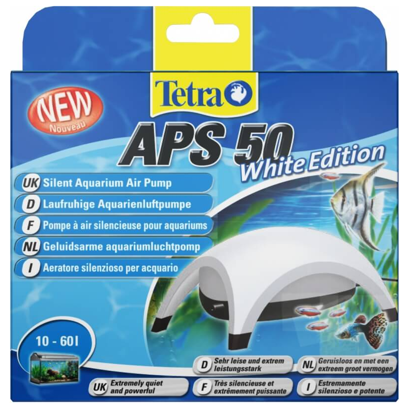 TETRA - APS 50 Branco - Bomba de ar para aquário 50 l/h