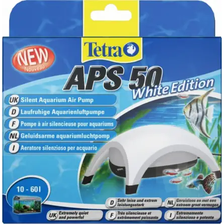 TETRA - APS 50 Bianco - Pompa ad aria per acquario 50 l/h