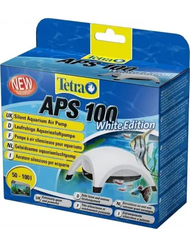 TETRA - APS 100 Blanche - Pompe à air pour aquarium 100 l/h