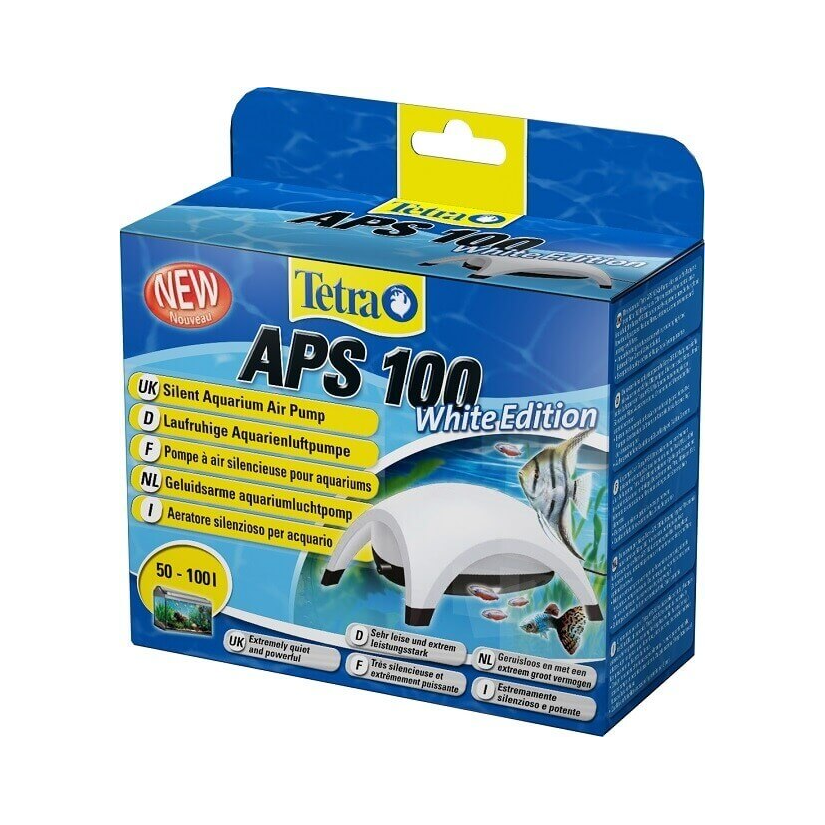 TETRA - APS 100 Bianco - Pompa ad aria per acquario 100 l/h