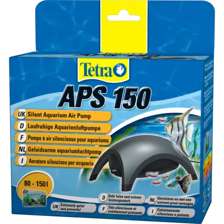 TETRA - APS 150 nero - Pompa ad aria per acquari 150 l/h