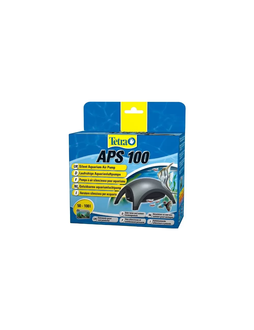 TETRA - APS 100 schwarz - Aquarium-Luftpumpe 100 l/h